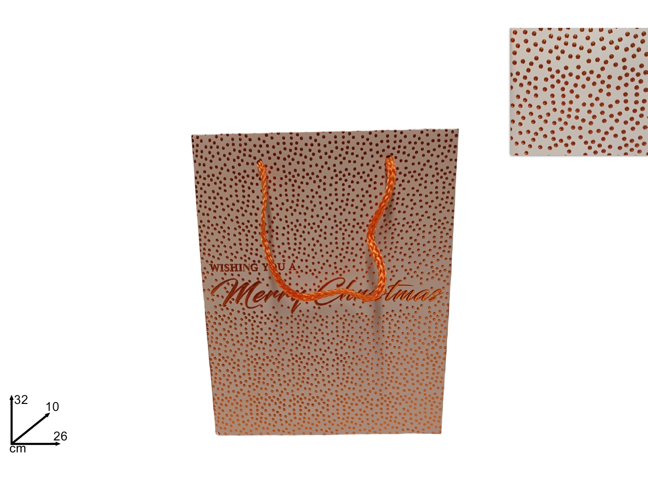 BUSTA NATALIZIA 32X26X10CM BUSTA NATALIZIA 32X26X10CM