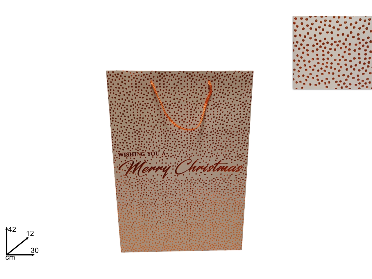 BUSTA NATALIZIA 42X30X12CM BUSTA NATALIZIA 42X30X12CM