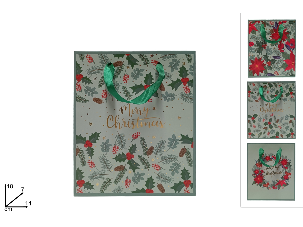 BUSTA NAT. 14X18X7 VERDE BUSTA NAT. 14X18X7 VERDE