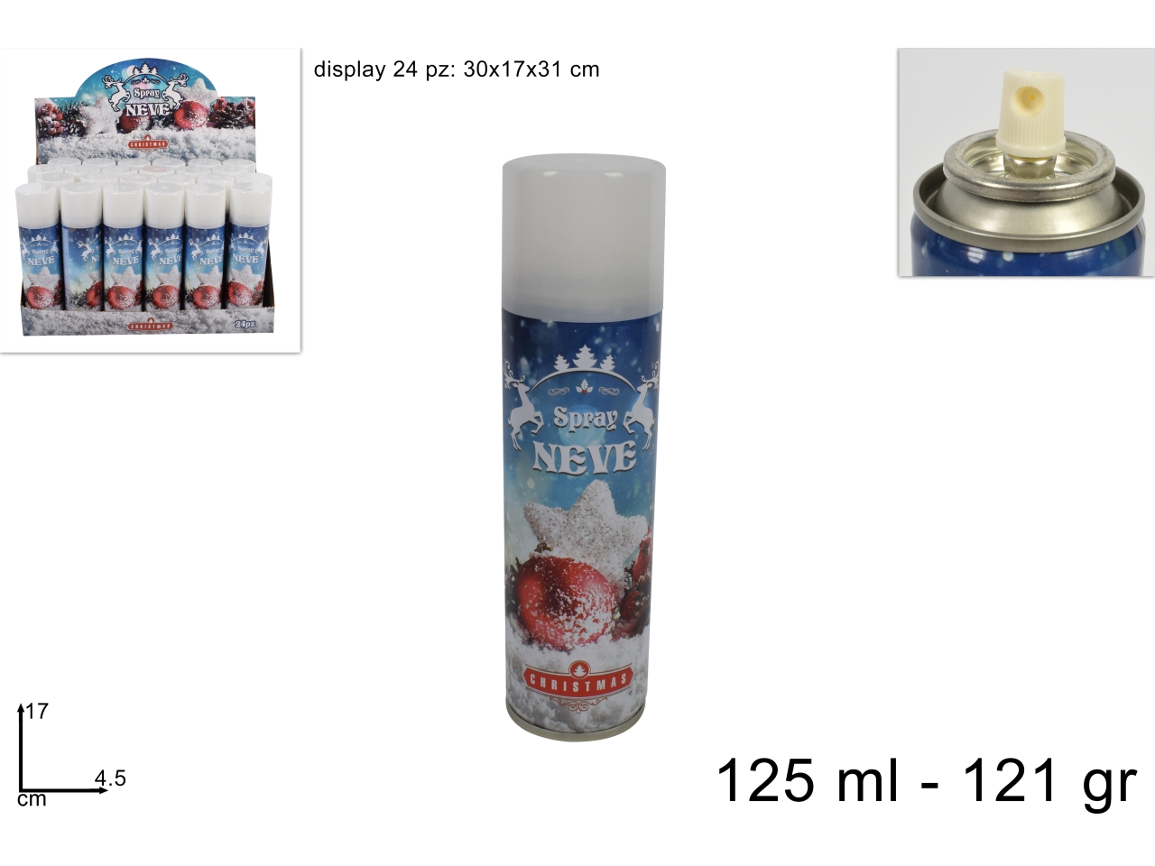 BOMBOLETTA NEVE 125ML