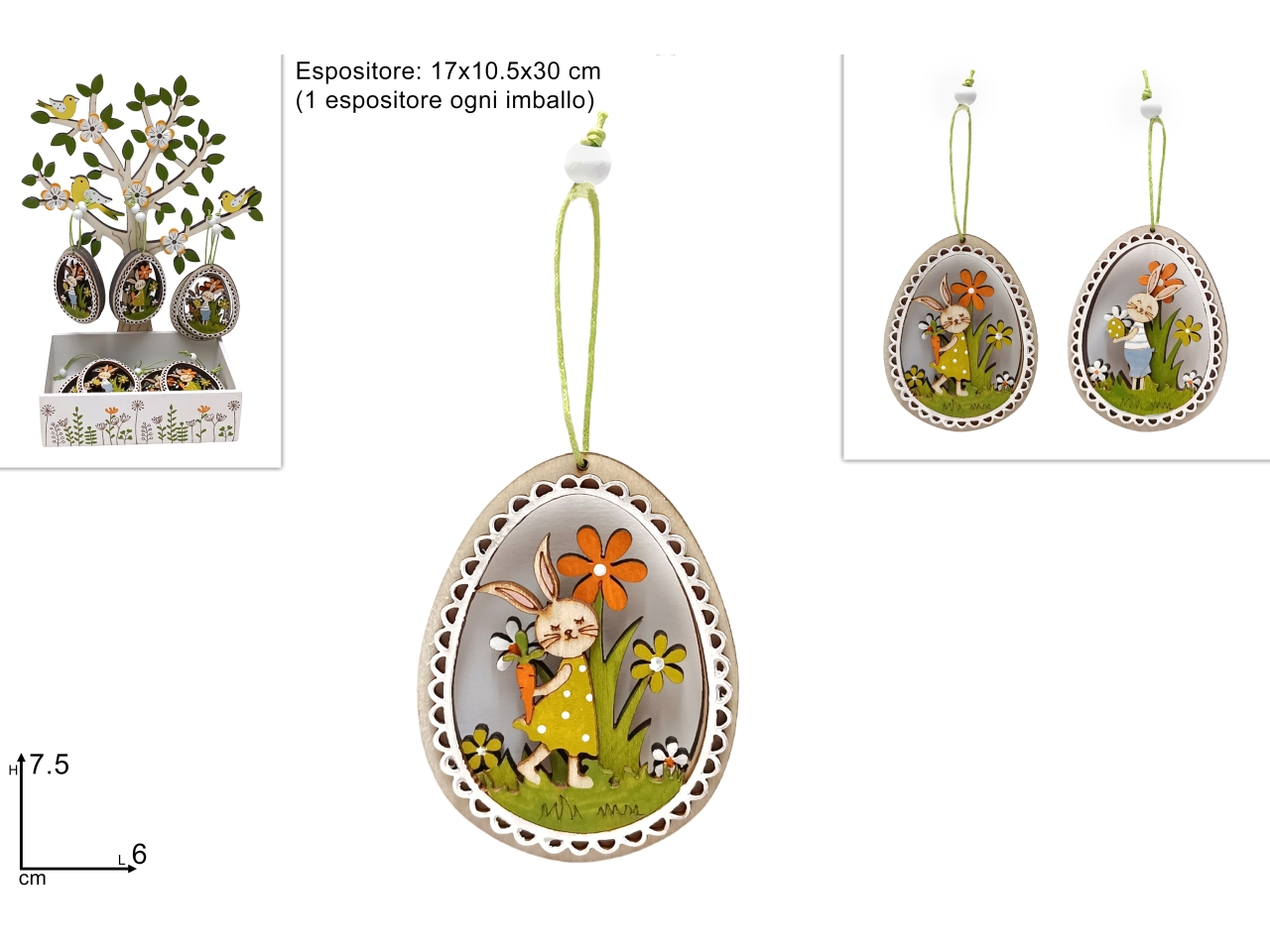 APP.UOVO PASQUALE 7,5X6CM XPA24000871 APP.UOVO PASQUALE 7,5X6CM XPA24000871