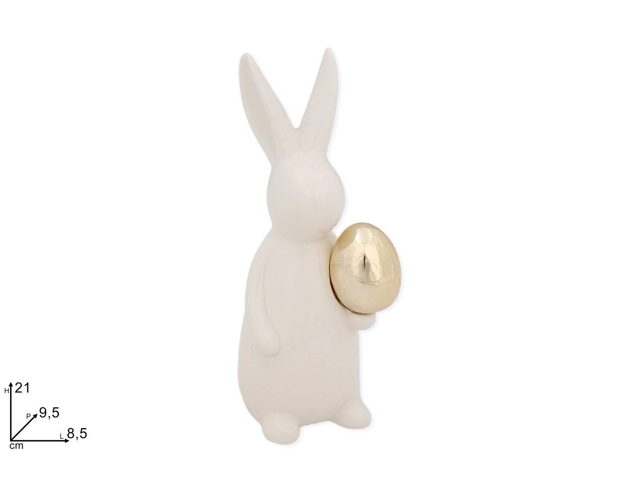 CONIGLIO CERAMICA UOVO ORO XPA24005531