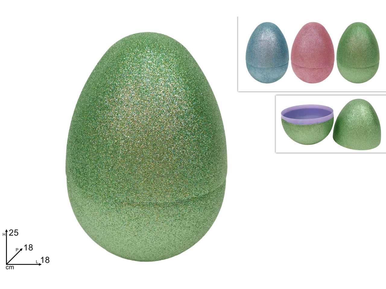 UOVA PLASTICA 25CM ASS XPA24008691