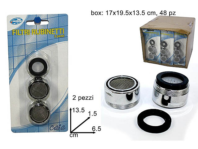 FILTRI PER RUBINETTI 2PZ. GRANDE