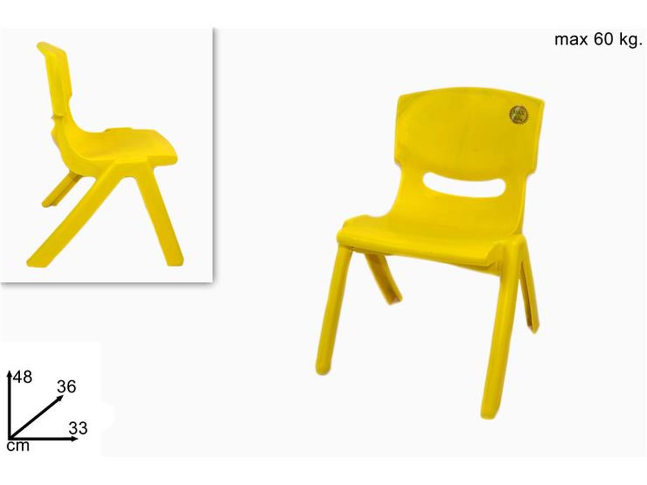 SEDIA PER BIMBI GIALLA DEV12003141