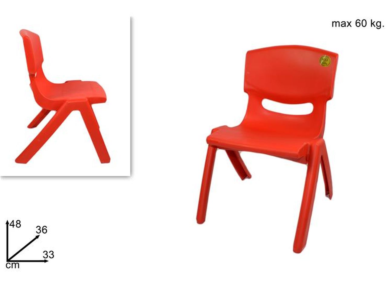 SEDIA PER BIMBI ROSSA DEV12003151