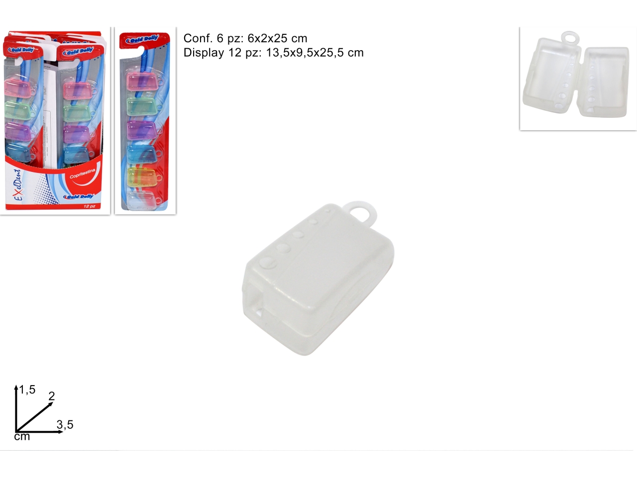 COPRI SPAZZOLINO 6PZ DEV11001751