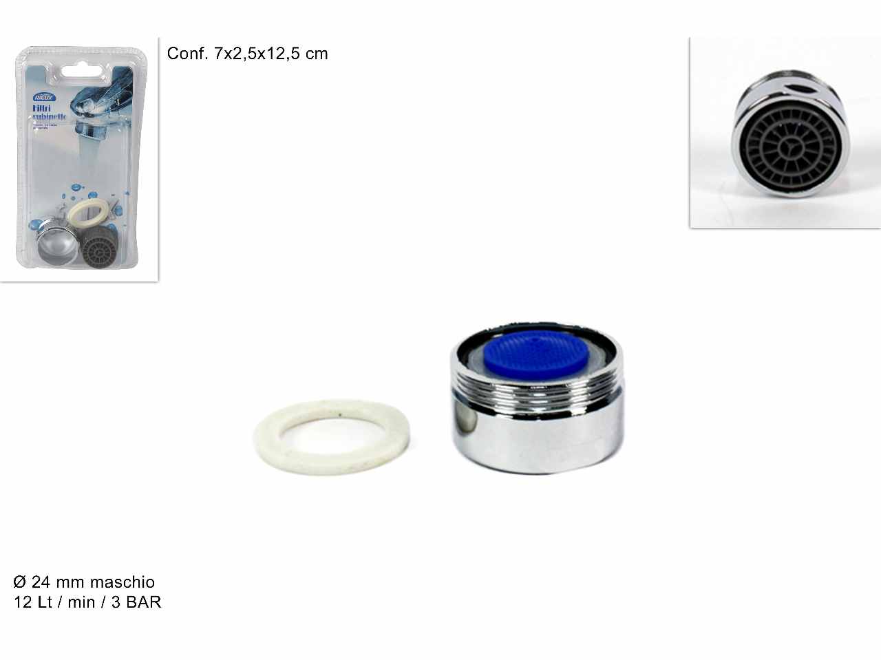 FILTRO RUBINETTO FILETTO 24 DEV13006571
