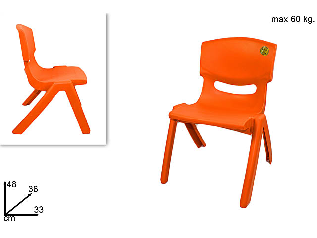 SEDIA BIMBO ARANCIO ART.0886 FR000146