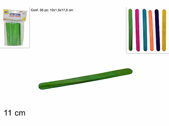 STECCHE COLORATE 50pz CA003944