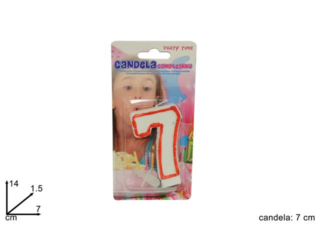 CANDELA NUMERALE “7” AN000045