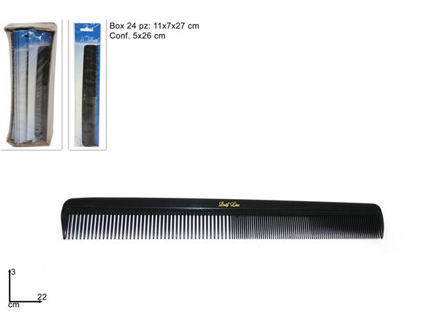 PETTINE BARBIERE NERO AN000804