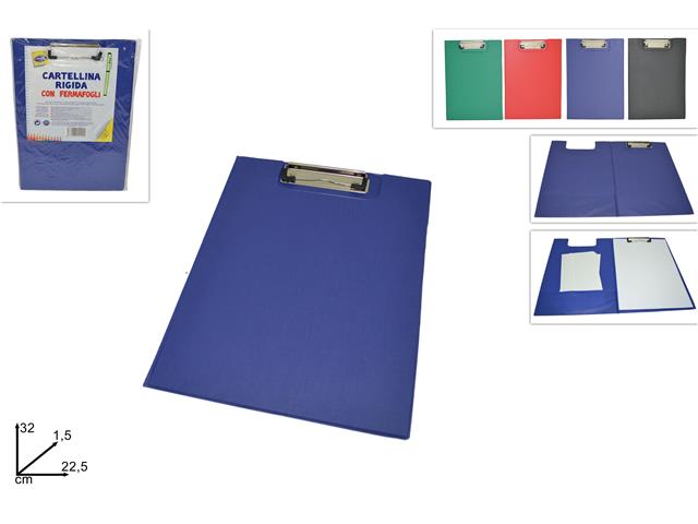 CARTELLINA RIGIDA CON FERMAFOGLI
