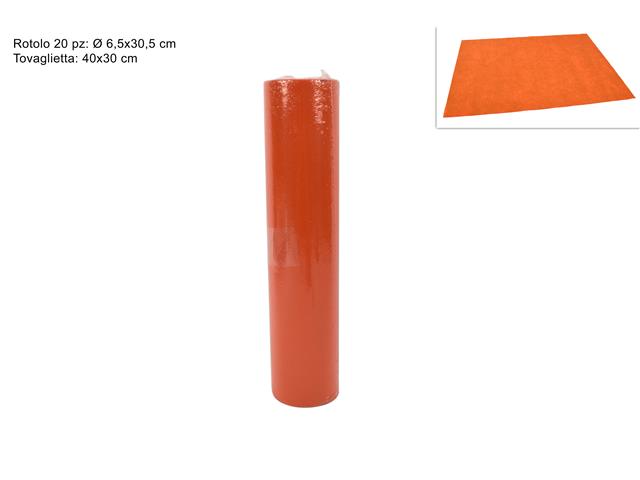 TOVAGLIETTE A STRAPPO TNT 20PZ 30x40cm ARANCIONE TOVAGLIETTE A STRAPPO TNT 20PZ 30x40cm ARANCIONE