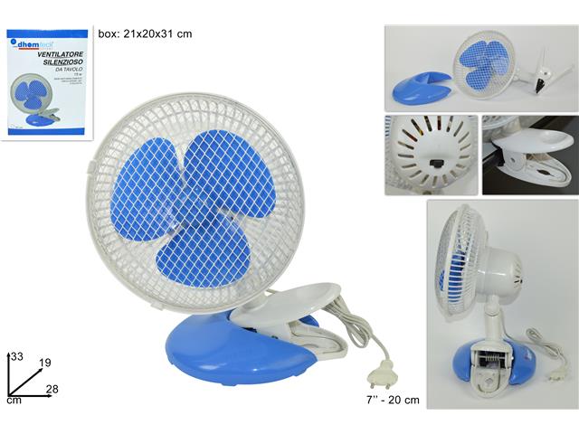 VENTILATORE DA TAVOLO 20cm