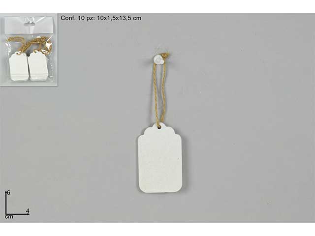 ETICHETTE LEGNO 6X4 10pz MO000747A ETICHETTE LEGNO 6X4 10pz MO000747A