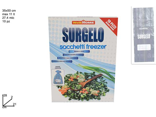 SACCHETTI FREEZER 35x50x27,4 10pz SACCHETTI FREEZER 35x50x27,4 10pz