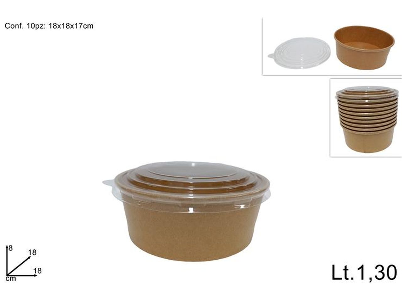 CONTENITORI 1300ML MONOUSO DEV22008211 CONTENITORI 1300ML MONOUSO DEV22008211