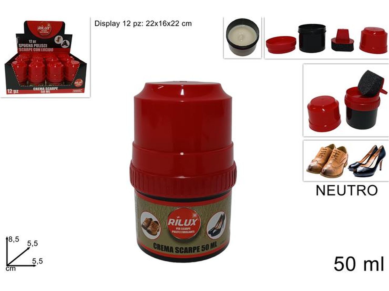 CREMA PER SCARPE 50ML NEUTR DEV22006341 CREMA PER SCARPE 50ML NEUTR DEV22006341