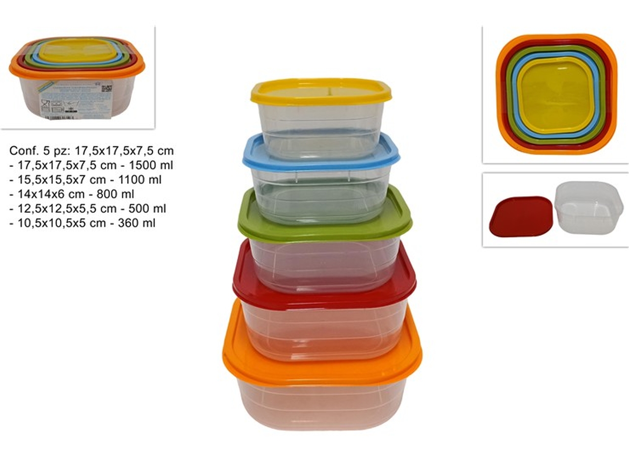 CONTENITORI PLASTICA TRASPA DEV22008302 CONTENITORI PLASTICA TRASPA DEV22008302