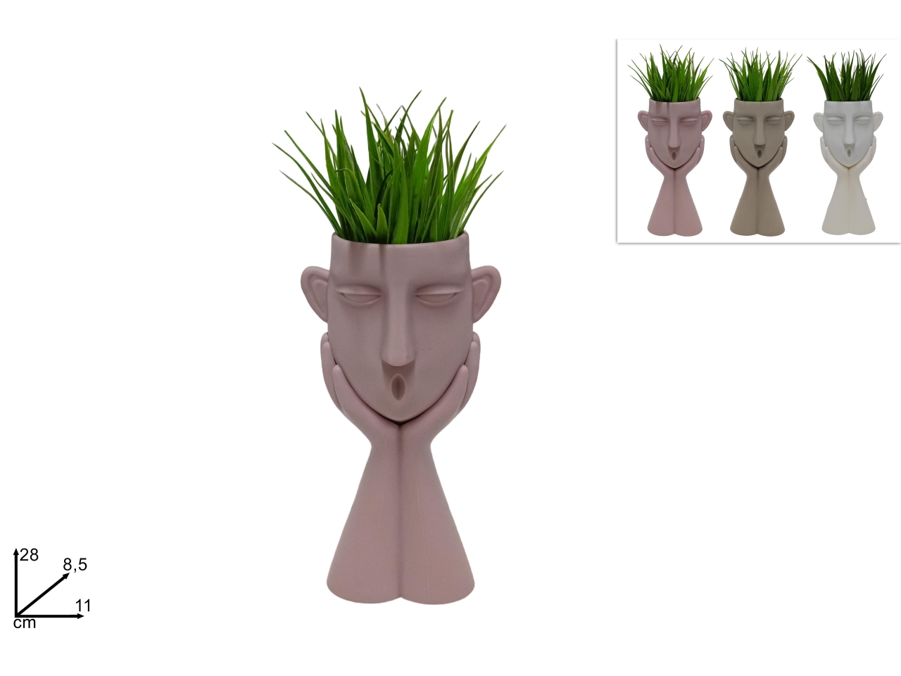 VASO VISO C/MANI/PIANTA DEV23000481