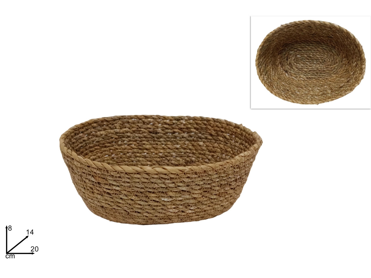 CESTINO VIM.OVALE 20X14X8 DEV23005841