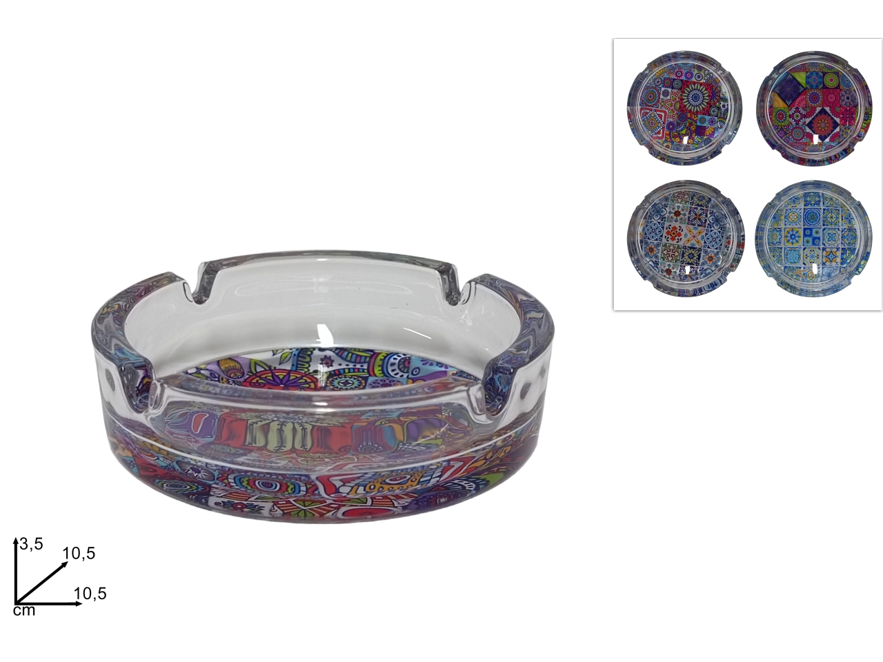 POSACENERE VETRO MAIOLICA DEV23008981