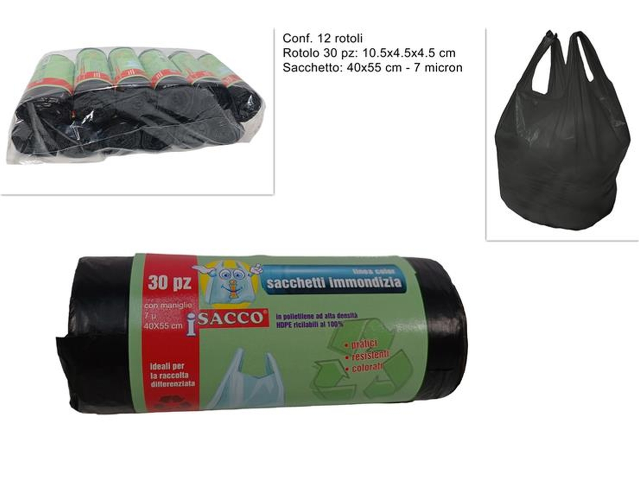SACCHETTI 30PZ 40X55 NERO DEV23018211 SACCHETTI 30PZ 40X55 NERO DEV23018211