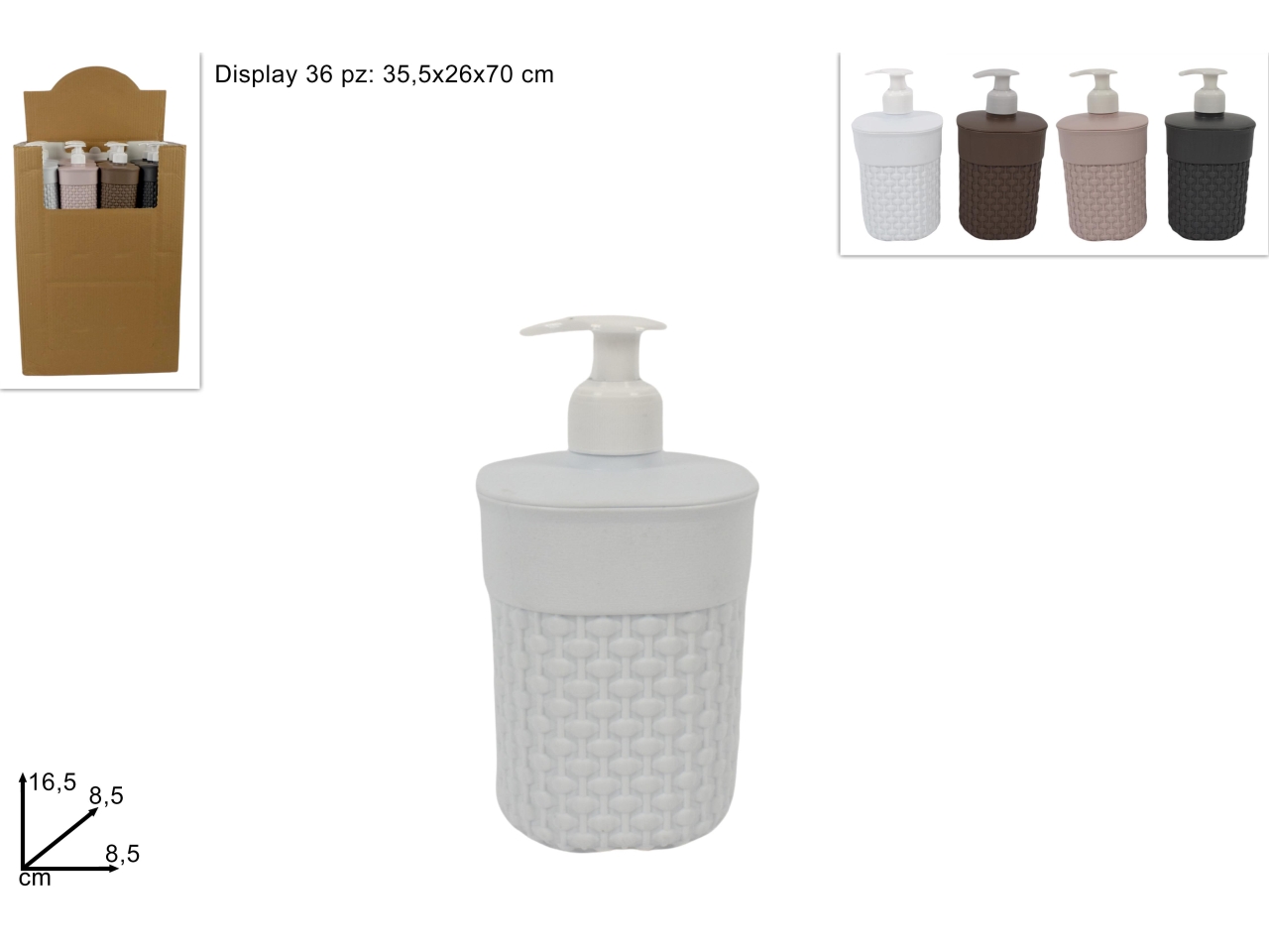 DOSA SAPONE PLASTICA COL. DEV22005651
