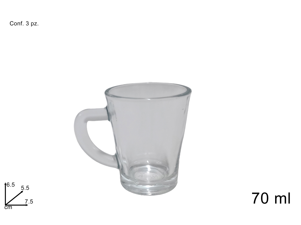 TAZZINE VETRO SET 3PZ DEV23020511