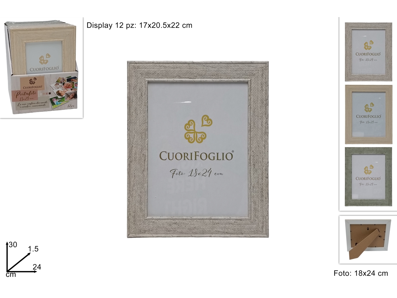 CORNICE LEGNO SPIGA 18X24 DEV23003763 CORNICE LEGNO SPIGA 18X24 DEV23003763