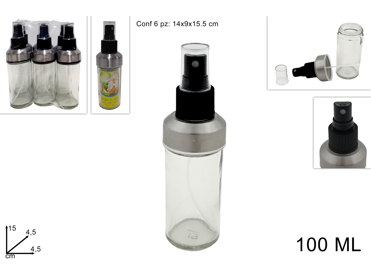 BOTTIGLIA SPRAY CAPACITA’ 100ML