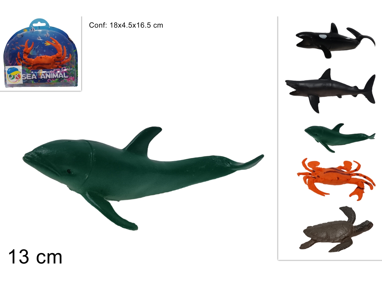 ANIMALI ACQUATICI 5 ASS. DTO23000701