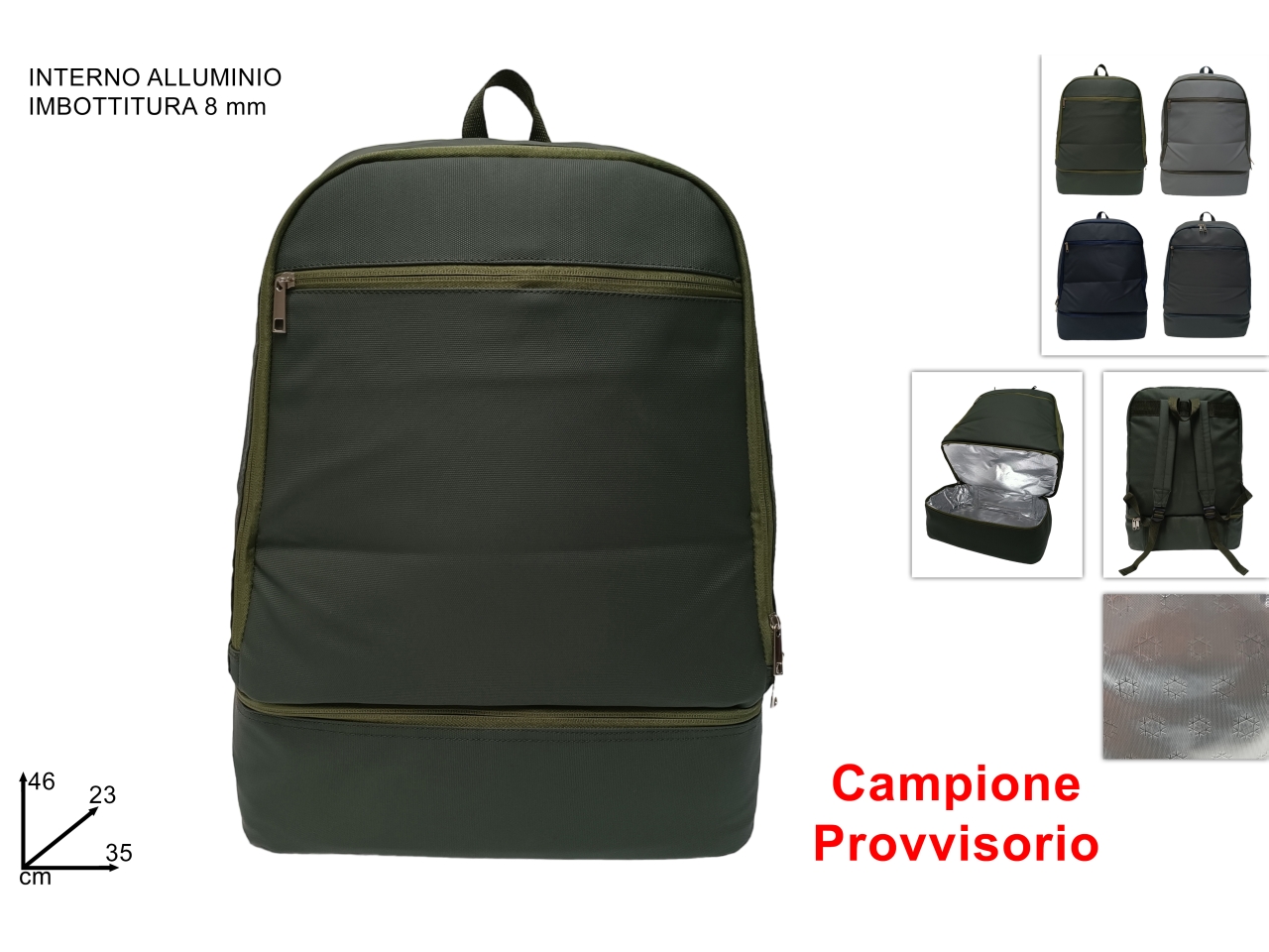 ZAINOFRIGO C/2 SCOMPARTI 4 COL.ASS ZAINOFRIGO C/2 SCOMPARTI 4 COL.ASS