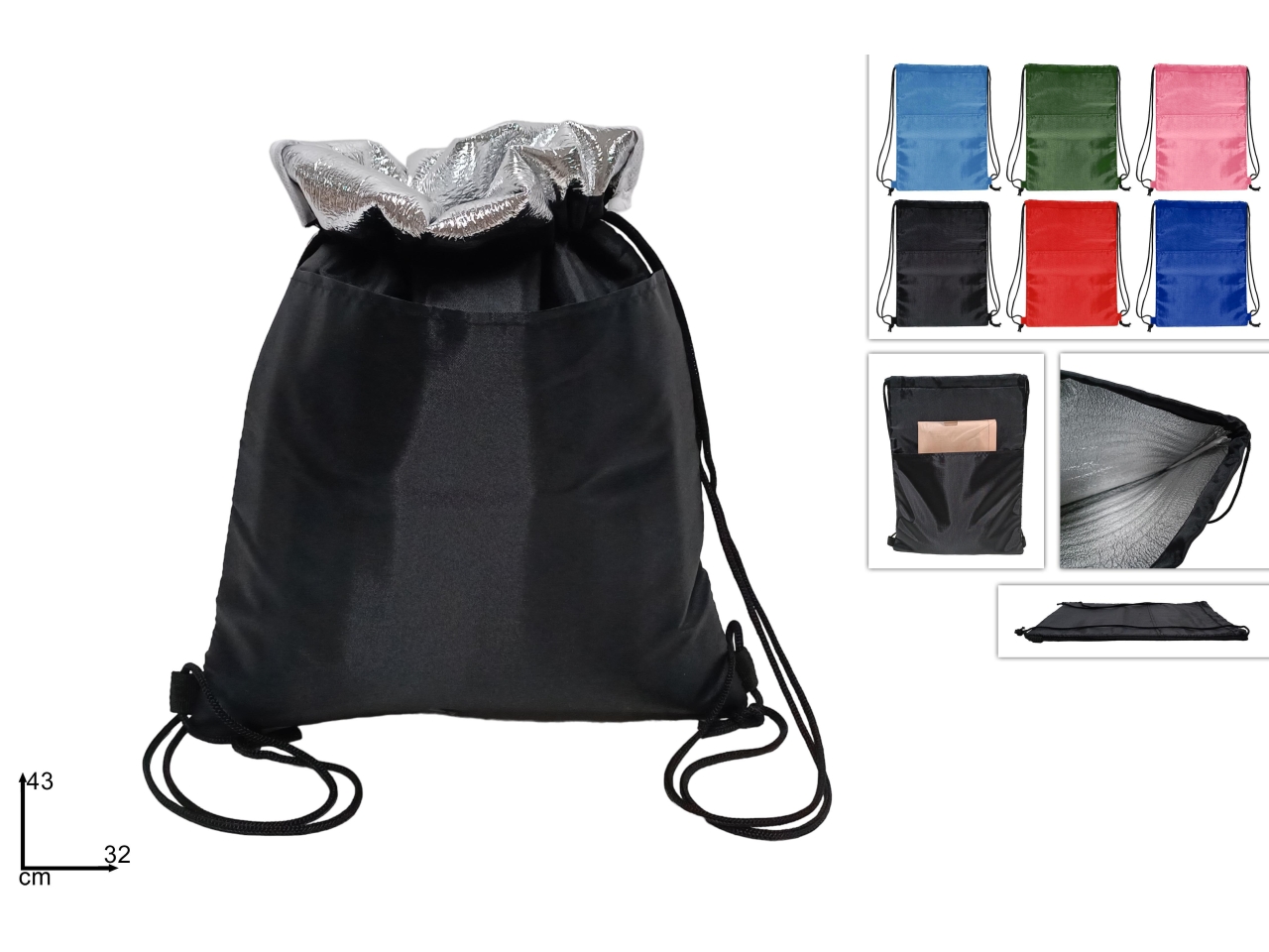 SACCA TERMICA CON TASCA ASS DSU23001071 SACCA TERMICA CON TASCA ASS DSU23001071