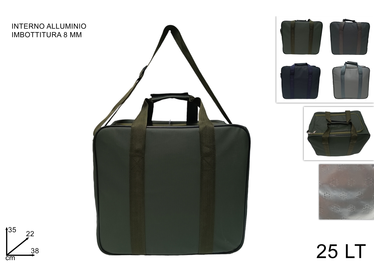 BORSA FRIGO 25LT 4 COLORI ASSORTITI BORSA FRIGO 25LT 4 COLORI ASSORTITI