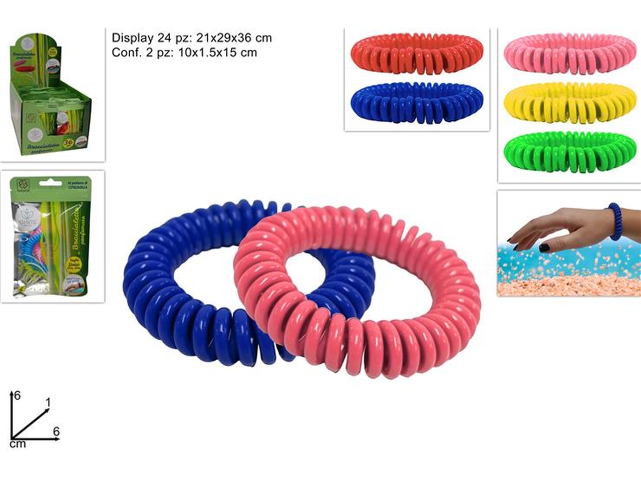 BRACCIALETTI PROFUMATI 2PZ