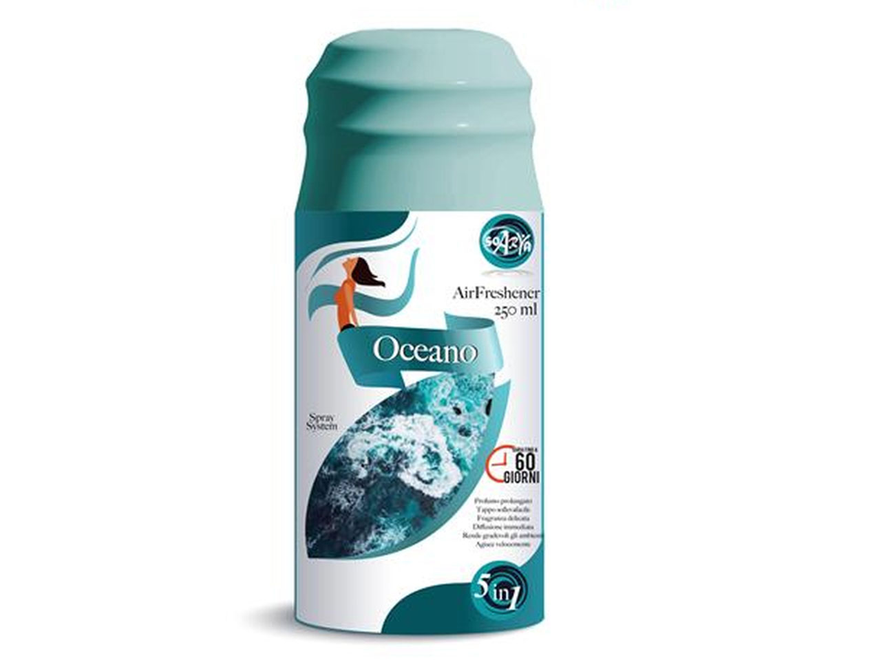 BOMBOLETTA DEO AMBIENTE 250ML OCEANO