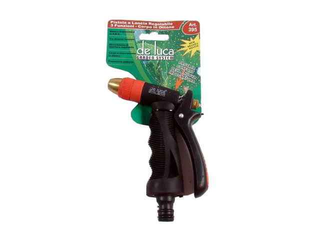 PISTOLA A LANCIA 3 FUNZIONI CORPO IN ACCIAIO 22395 PISTOLA A LANCIA 3 FUNZIONI CORPO IN ACCIAIO 22395