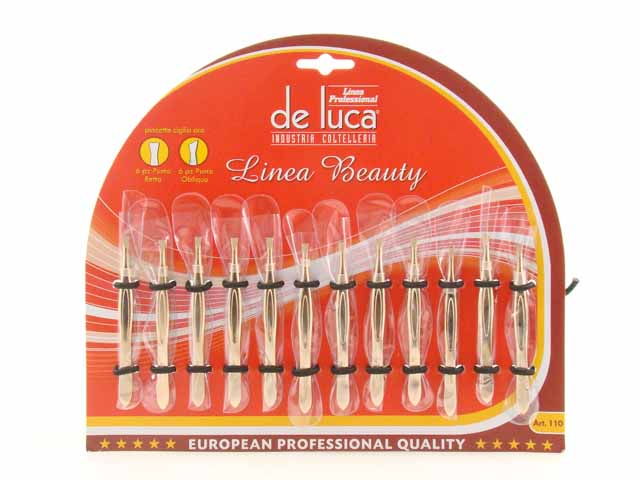 PINZETTA CIGLIE PUNTA A BECCO 12pz 110 PINZETTA CIGLIE PUNTA A BECCO 12pz 110