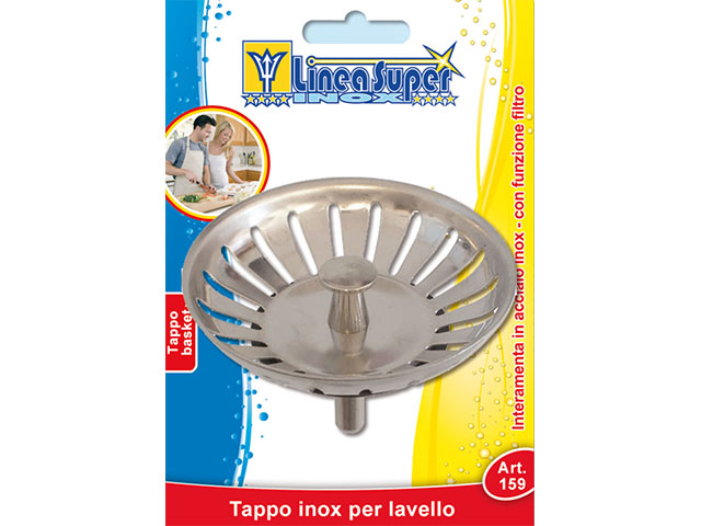 TAPPO BASKET PER LAVELLO INOX    159