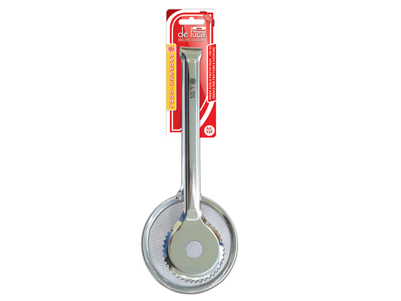 PINZA SCOLA FRITTO D.12X30CM 737