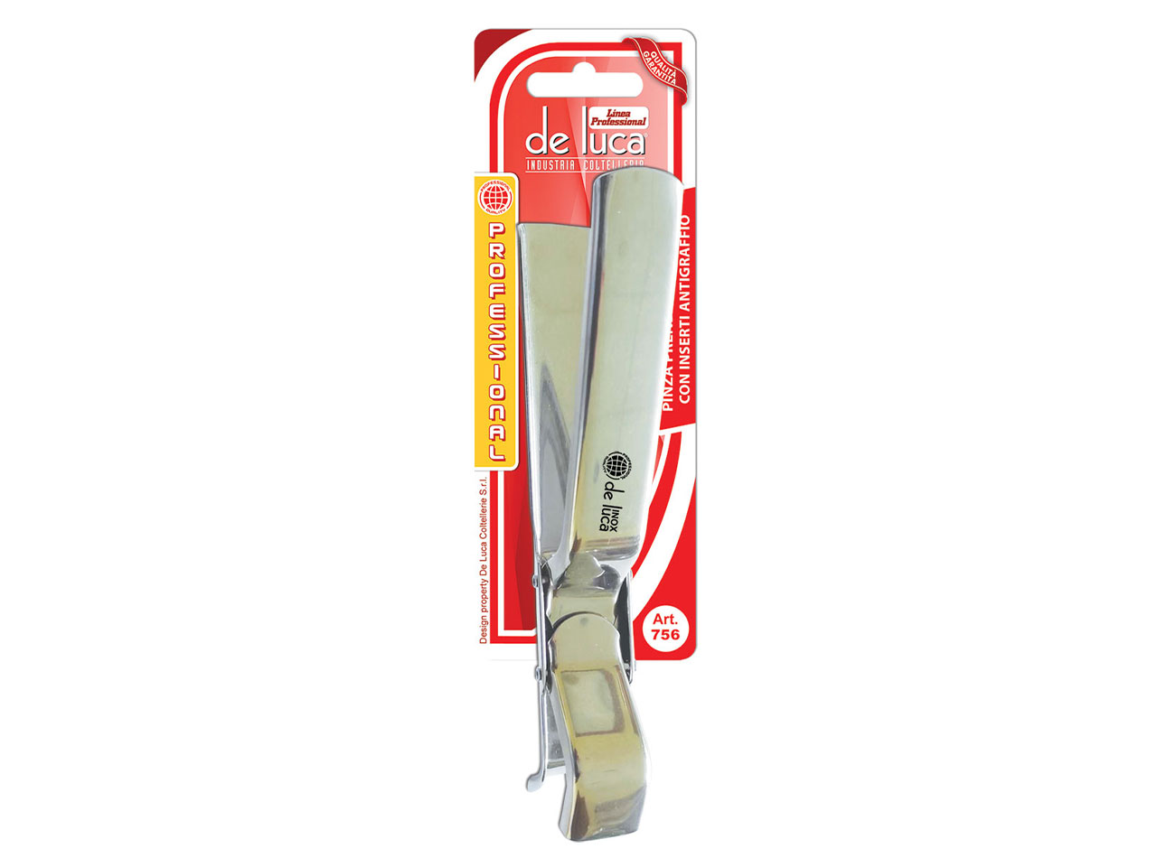 PINZA PRENDI TEGLIA IN ACCIAIO INOX 756
