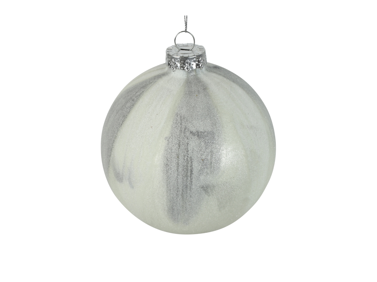 PALLA 15CM CREMA/ARGENTO 811542