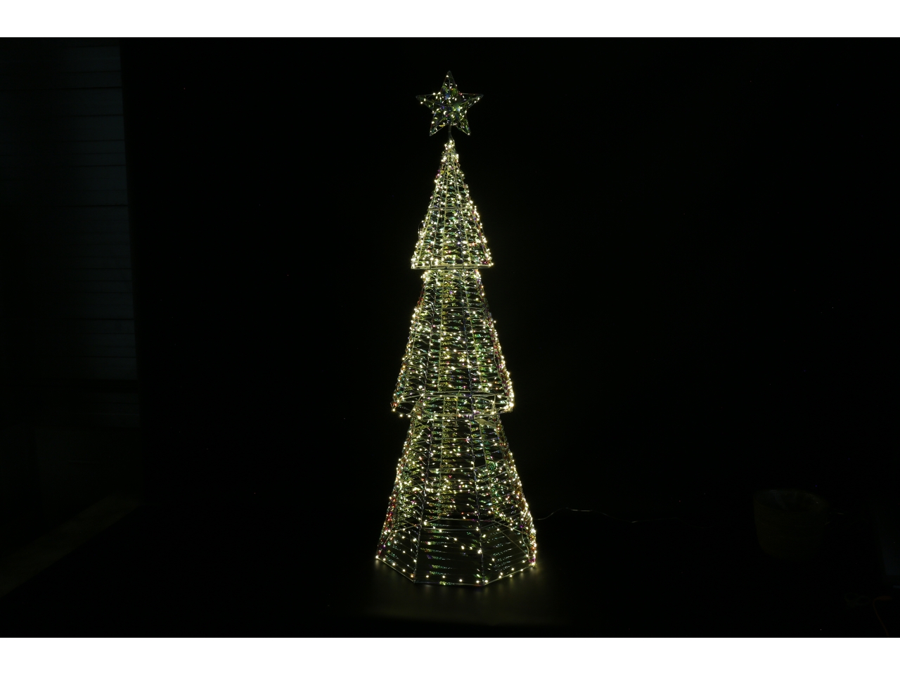 ALBERO NAT.49X50X152CM LED TRASP. 81466