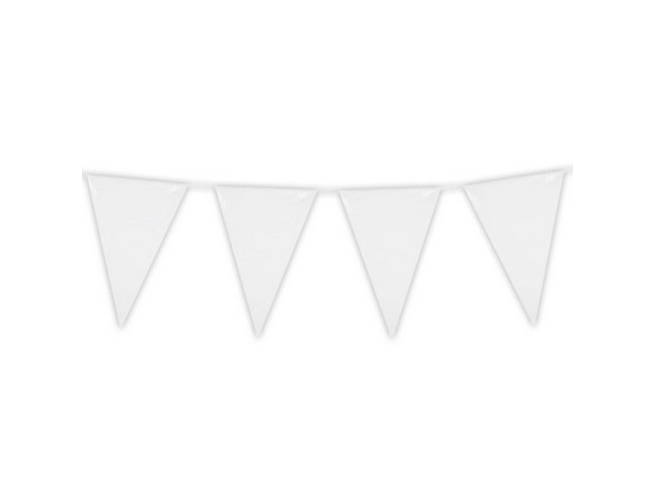 BANDIERINE BIANCHE 10MT IN PVC PR-2559A