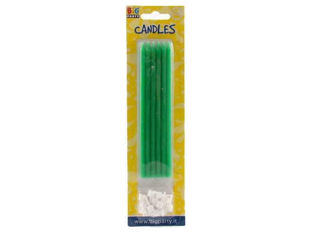 CANDELINE MATITE+SUPP. VERDE 12pz 71004