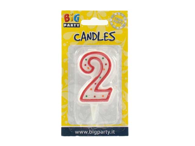 CANDELINA NUMERALE “2” CC06032 CANDELINA NUMERALE “2” CC06032