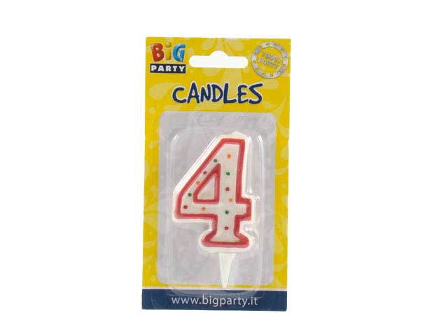 CANDELINA NUMERALE “4” CC06034 CANDELINA NUMERALE “4” CC06034