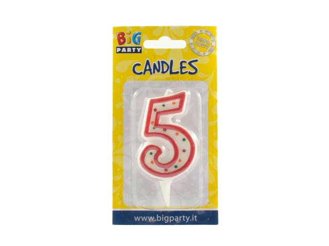 CANDELINA NUMERALE “5” CC06035